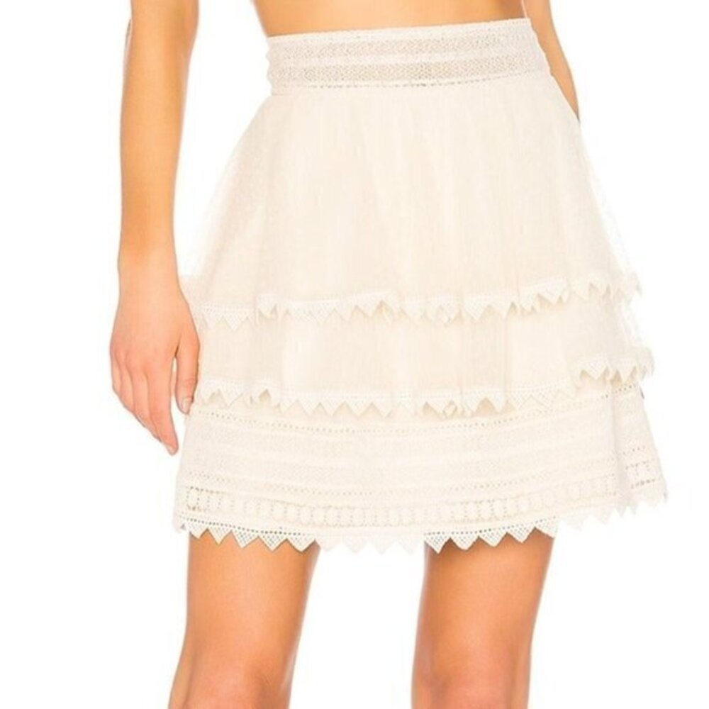 House of Harlow 1960 xREVOLVE Paavo Skirt - Natural